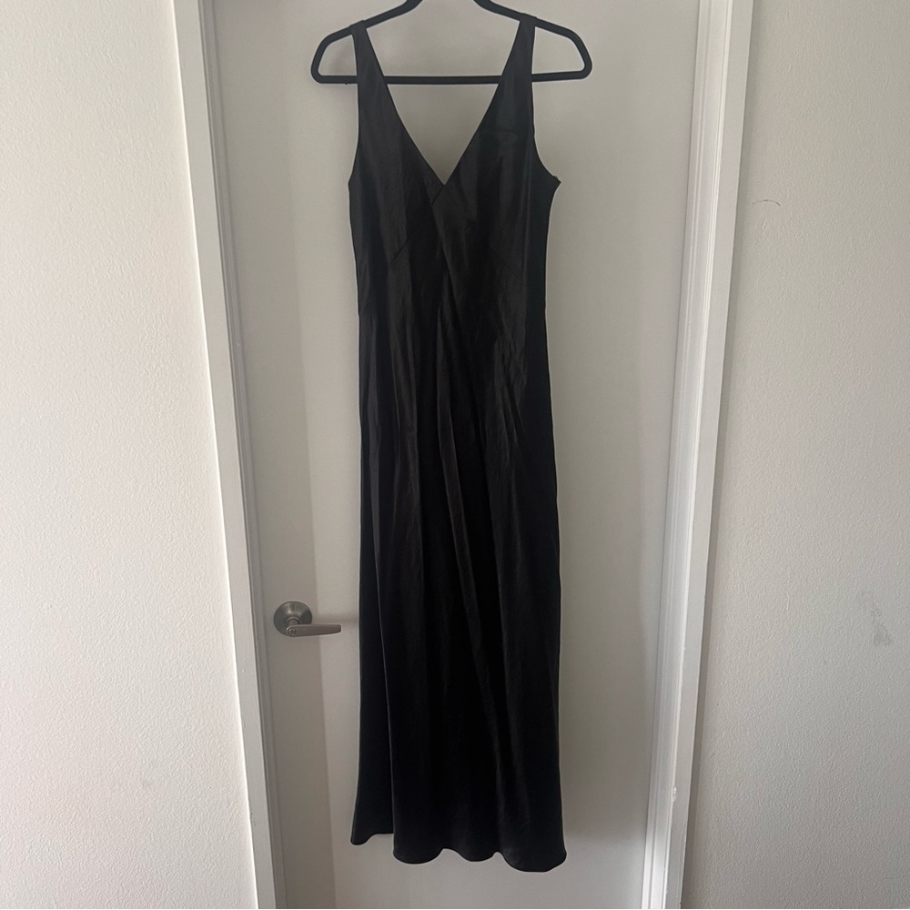 Vince Black Sleeveless Maxi Dress